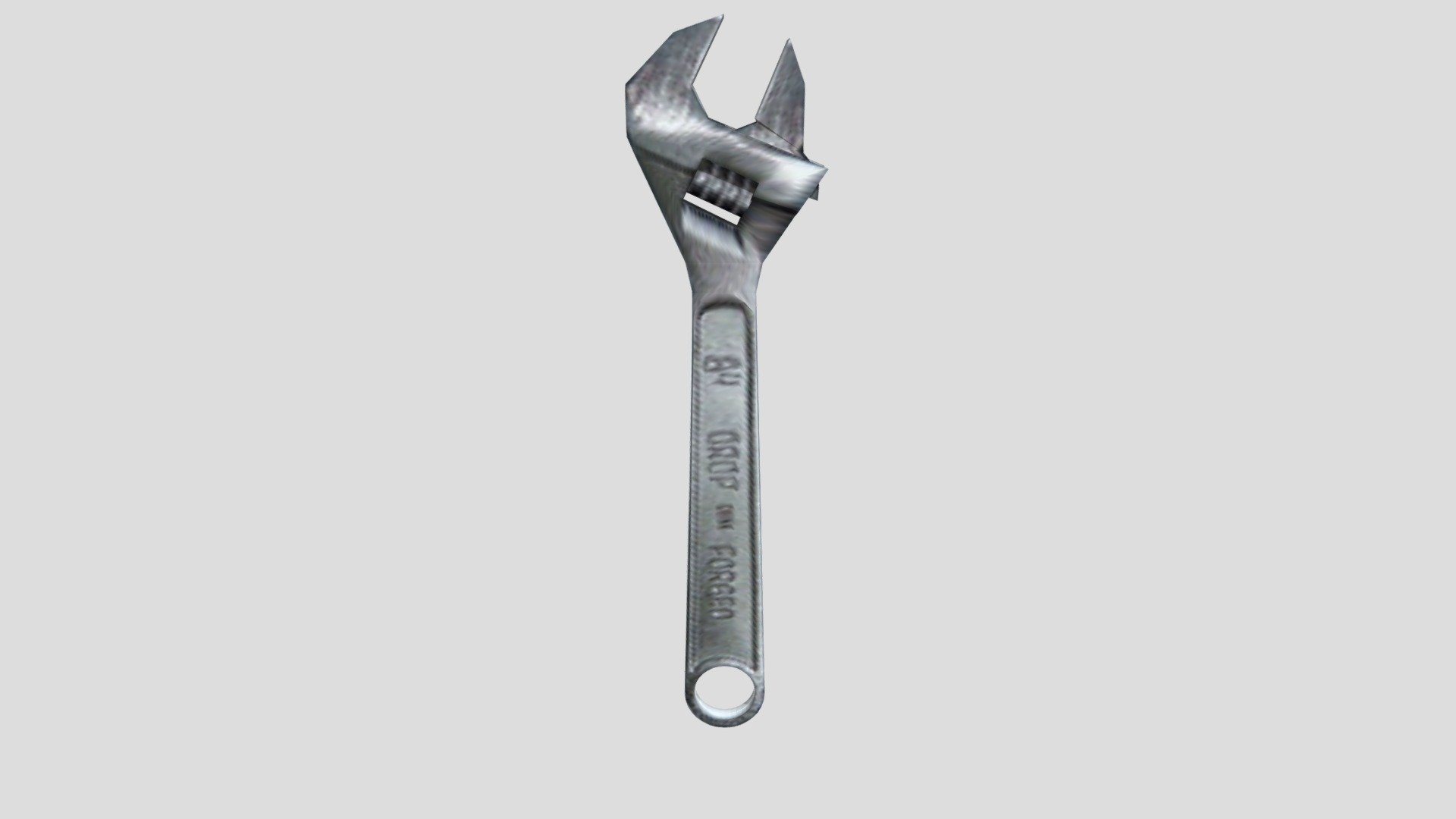 Low-poly Adjustable Wrench