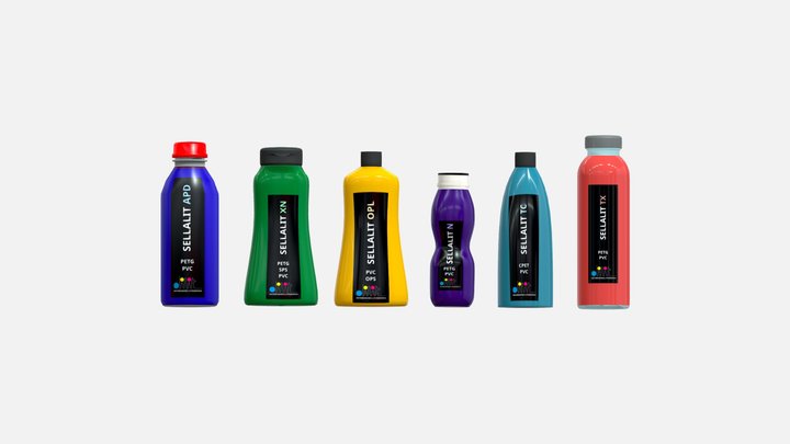 Botellas 3D Model