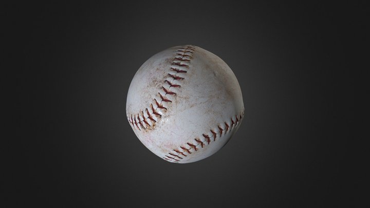 Vintage Softball 3D Model