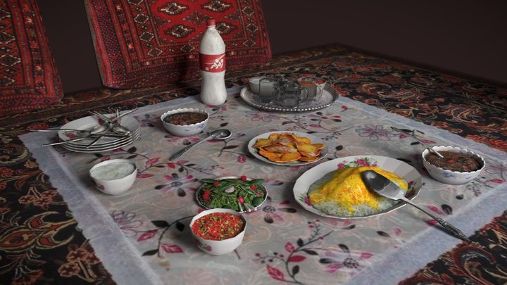 An Iranian Lunch – Modèle 3D gratuit STL