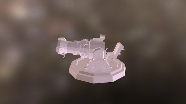 Cannon World Of Warcraft 3D Model