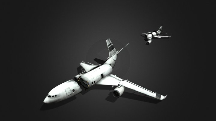 Airplane (map) (skibidi toilet) 3D Model