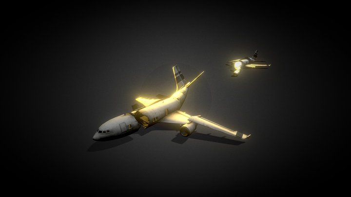 Airplane (map) (skibidi toilet) 3D Model