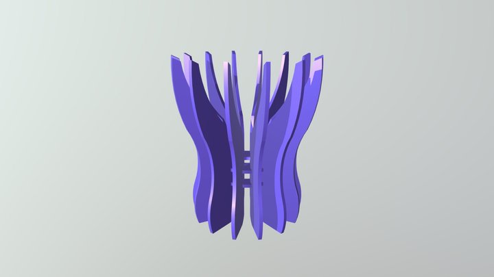 Assembly1 Wave 3D Model