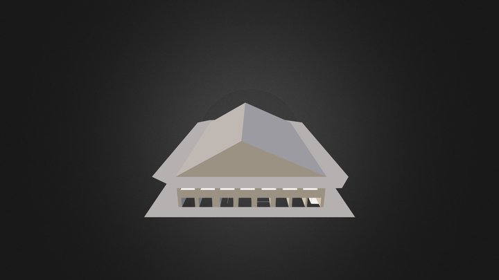 Temple Japonais 3D Model