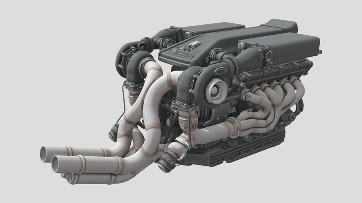 Nelson Racing Engine C – Kostenloses 3D-Modell STL