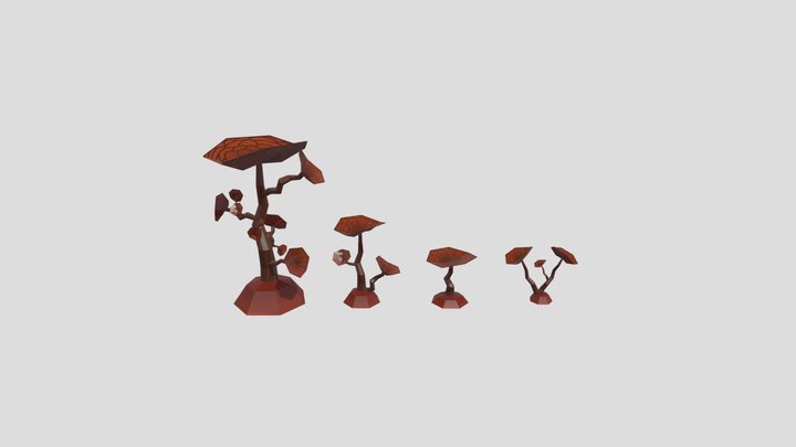 Arvore Parabolica 3D Model