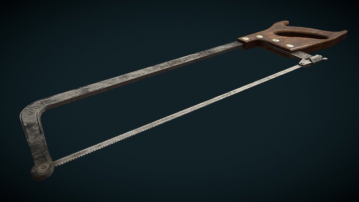 Bone Saw GEO. H. BISHOP 3D Model