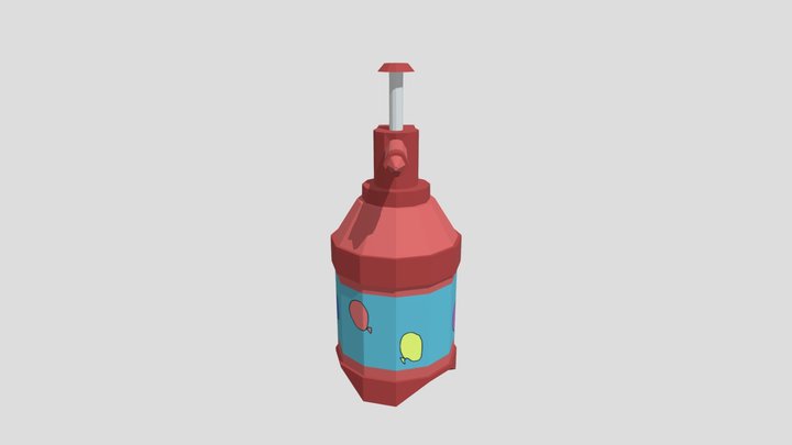 Low Poly Props Deel 2 3D Model