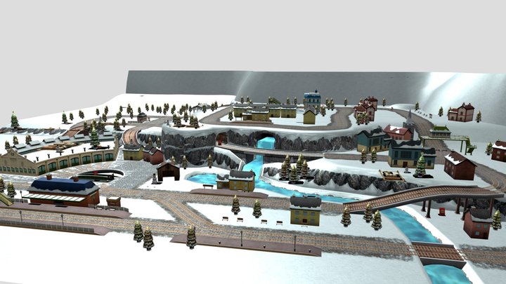 Tidmouth Sheds 3D Model