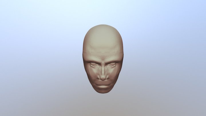 Cabeça Esculpida 3D Model