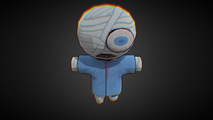 Cyrli Mouthwashing 3D Model