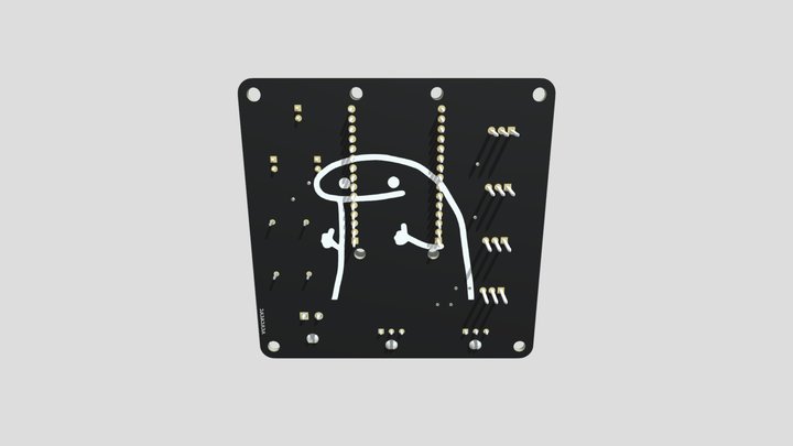 Lighting Controller PCB 3D Model