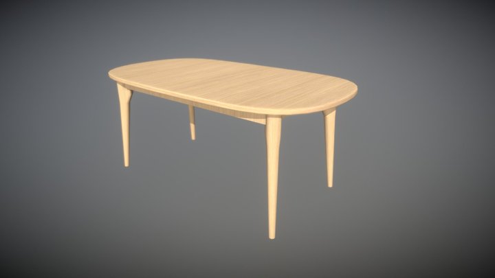 Dinner Table 3D Model