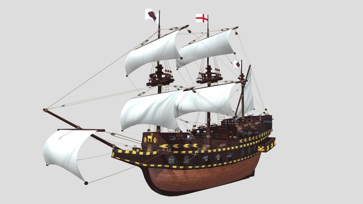 Golden Hind – Modello 3D gratuito STL