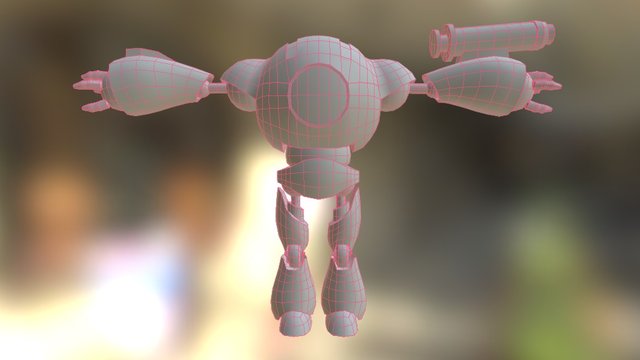 Microbius Player Final Model Syringe Anim 3D Model