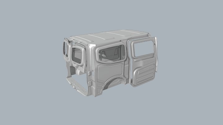 FORD CUSTOM - SWB - LHD 3D Model