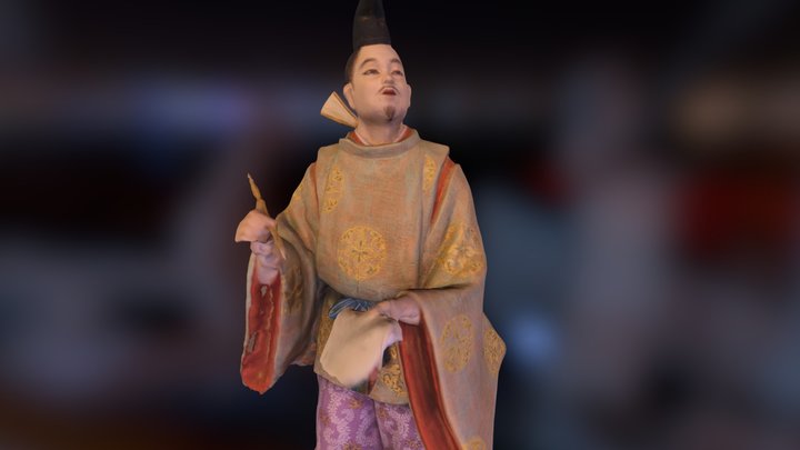 TUKI (Hakata doll) 3D Model
