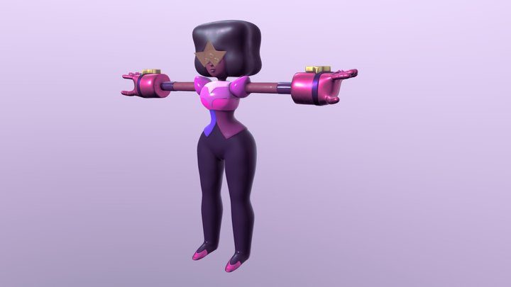 Garnet 3D Model
