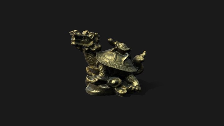 Turtle dragon 3D Model
