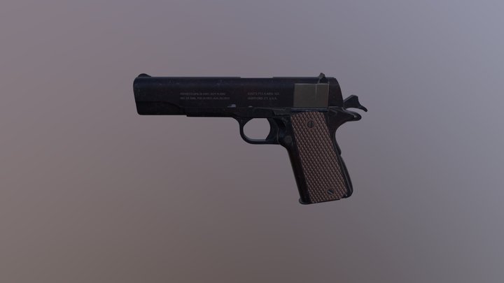 Colt M1911 3D Model