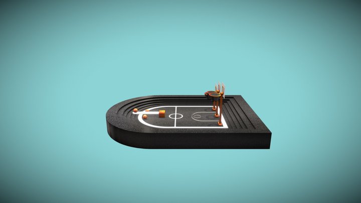 Baloncesto 3D 3D Model