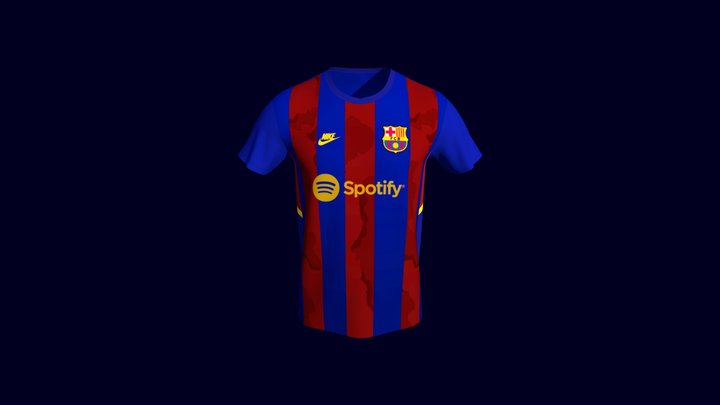 FC BARCELONA 2022/23 3D Model