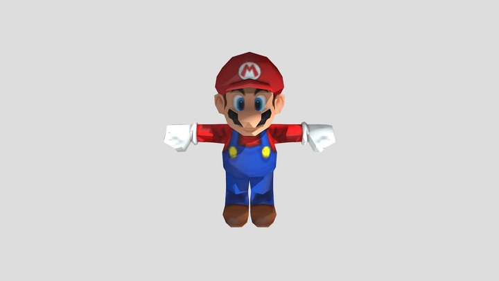 DS DSi - New Super Mario Bros - Mario 3D Model