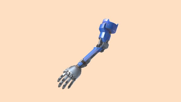 Mechanical arm v1 3D Model