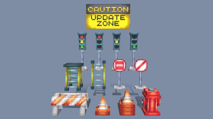 Update Zone Pack 3D Model