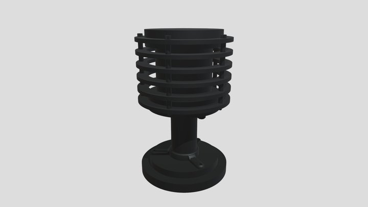 Industrial Desk Lamp 3D Model