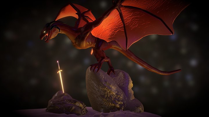 El Guardian de la Excalibur 3D Model
