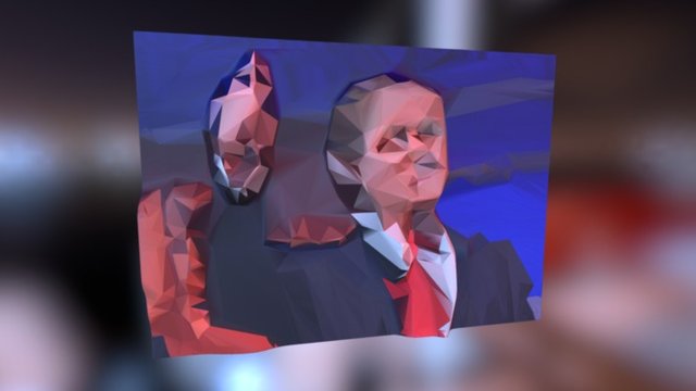 Geometric Trump 3D Model