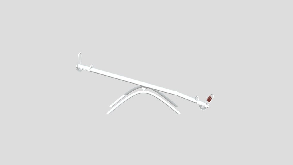 Old Playground Item Seesaw