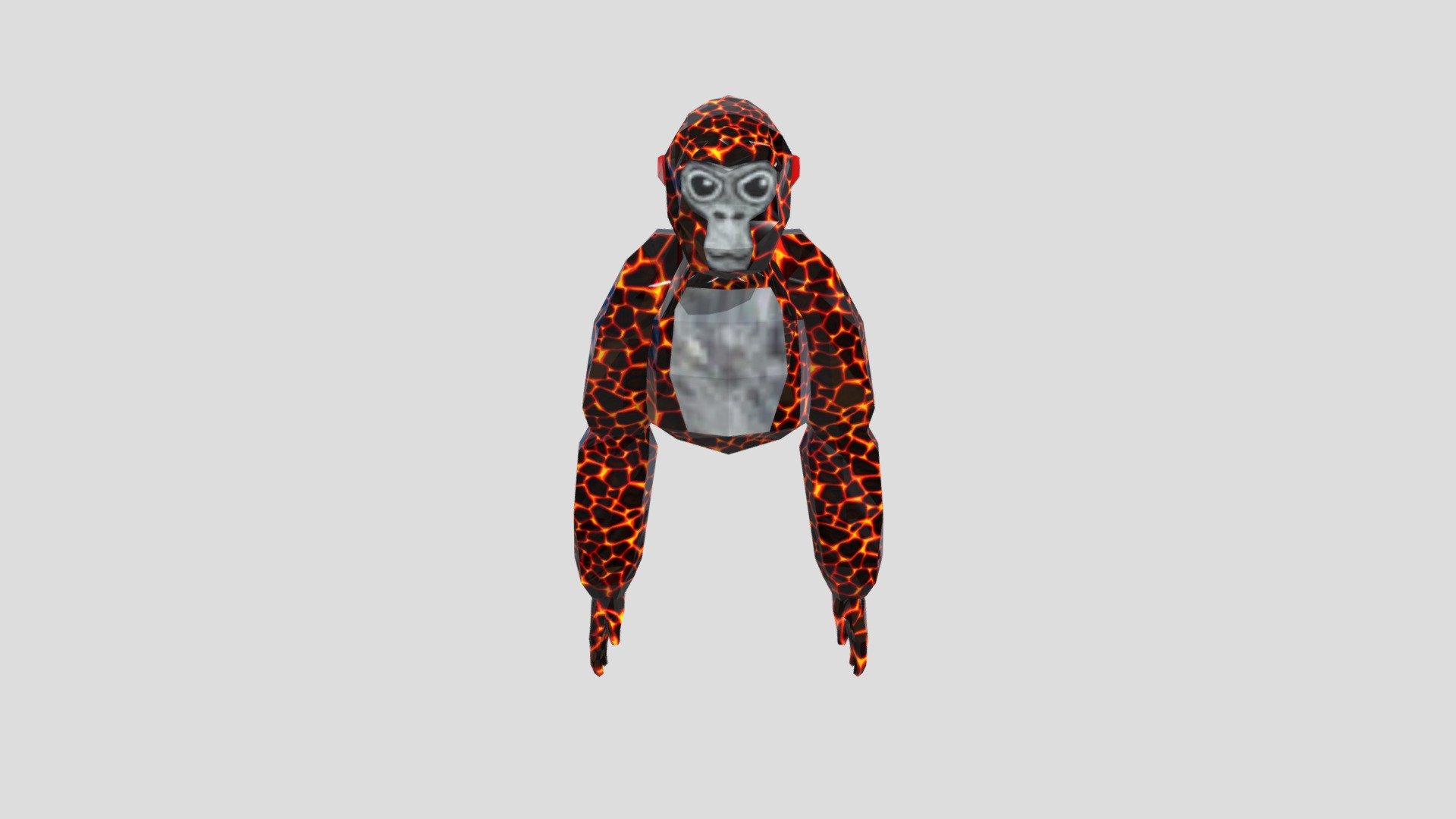 3D model gorilla tag model VR / AR / low-poly