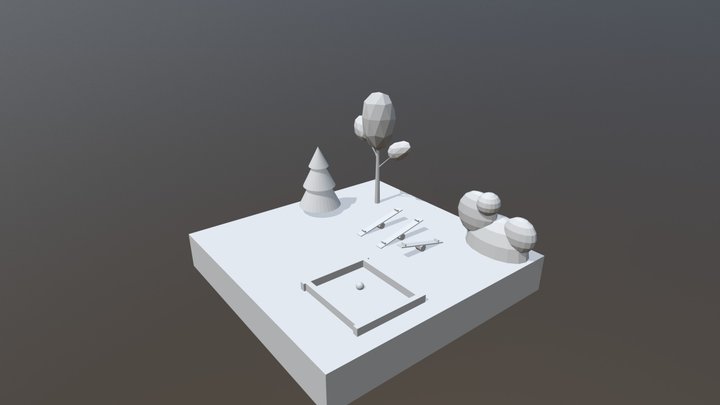 Model with Primitives 3D Model