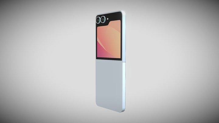 3D Model Samsung Z Flip 6 3D Model