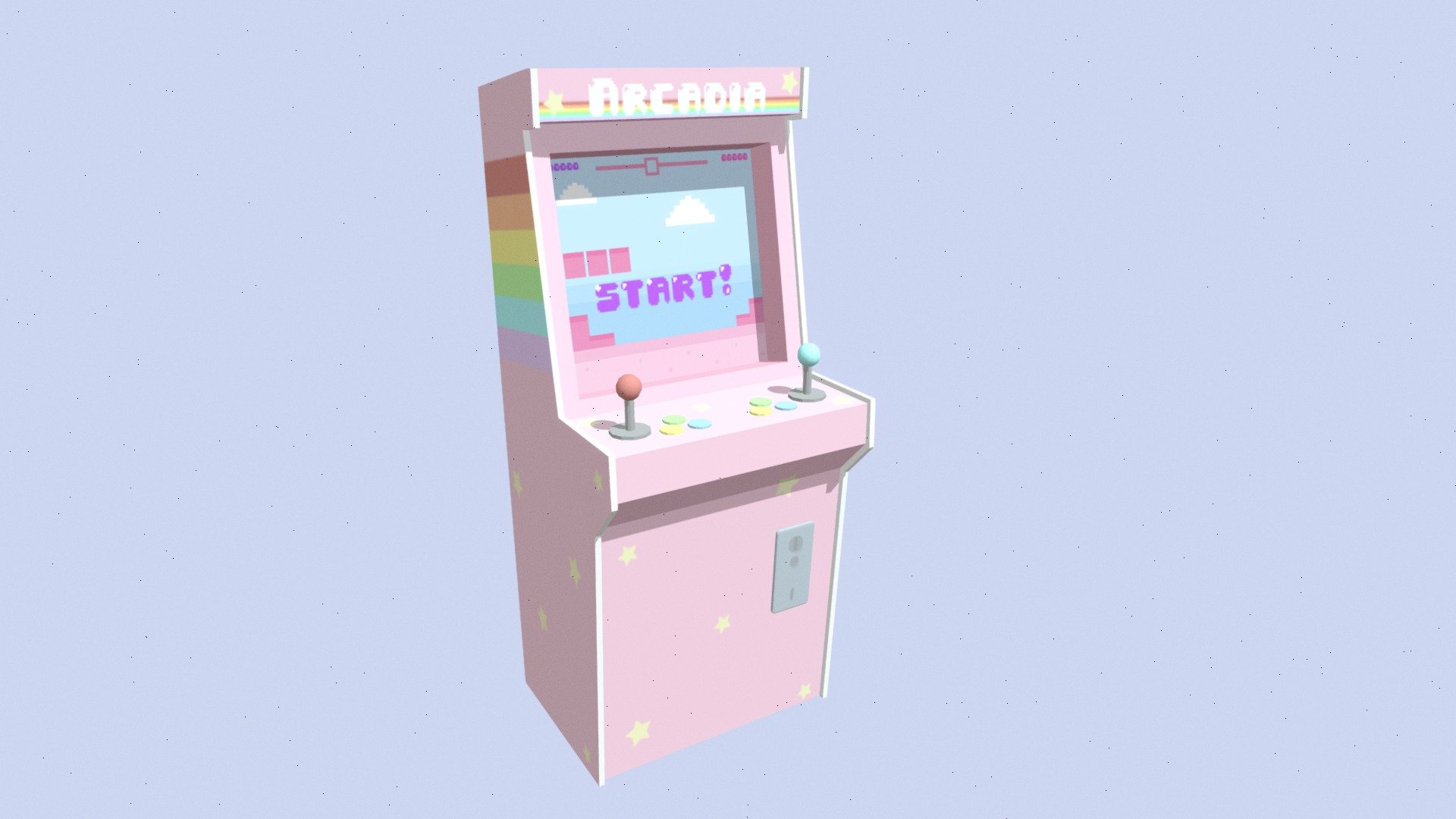 Arcade machine - 3D model by ariavv [a935d40] - Sketchfab