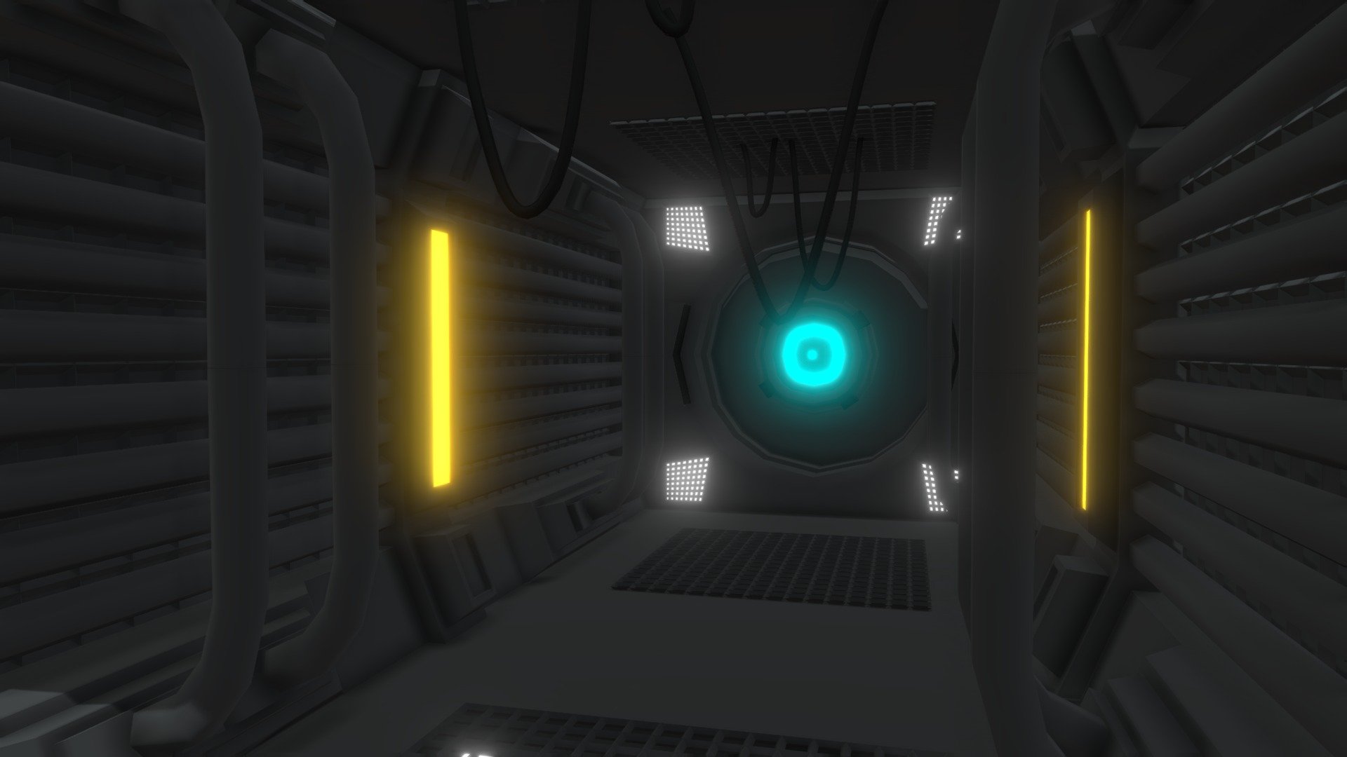 Sci-fi Hallway