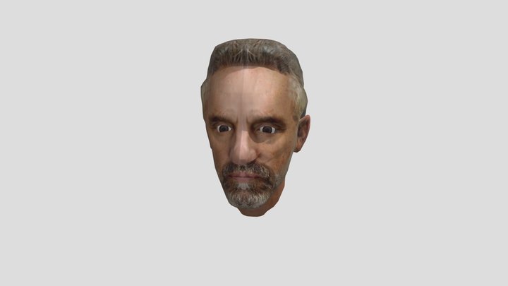 Jordan Peterson Head 3D Model