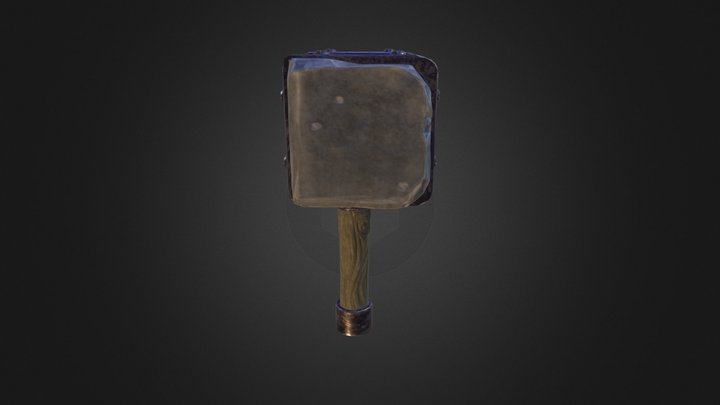 [Student Work]Raphaël Leray, Dark Hammer 3D Model
