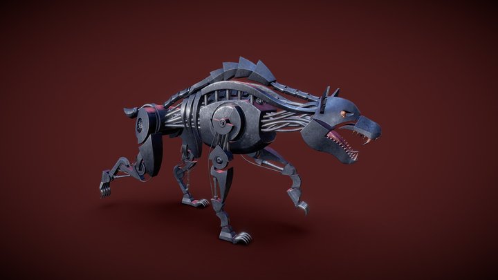 Hyena robot 3D Model