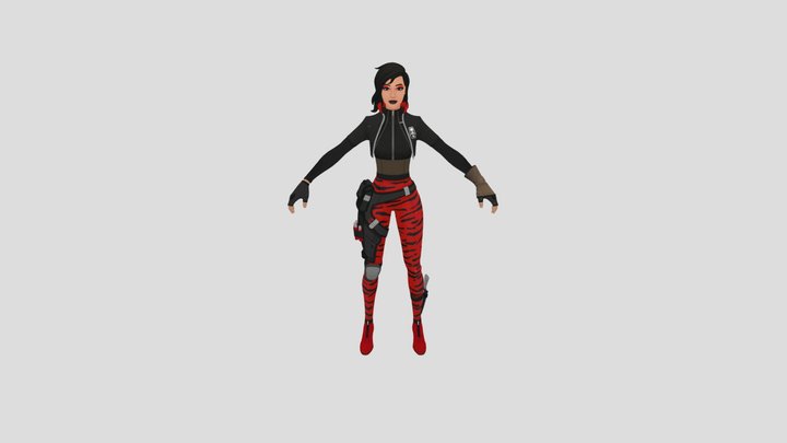 Sorana Fortnite Skin – Free 3D Model STL
