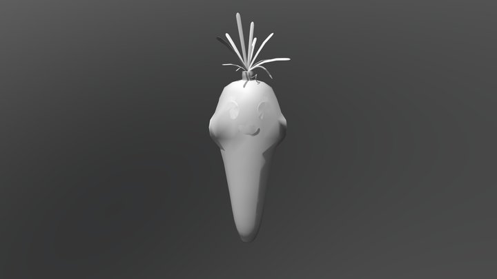 Carrot Low 3D Model