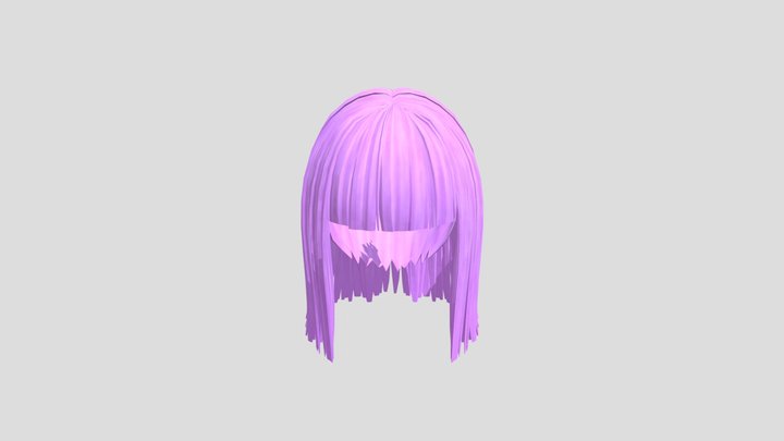 Meimei Sabi Hair 3D Model
