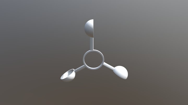 Anemometer Replacement Cups 3D Model