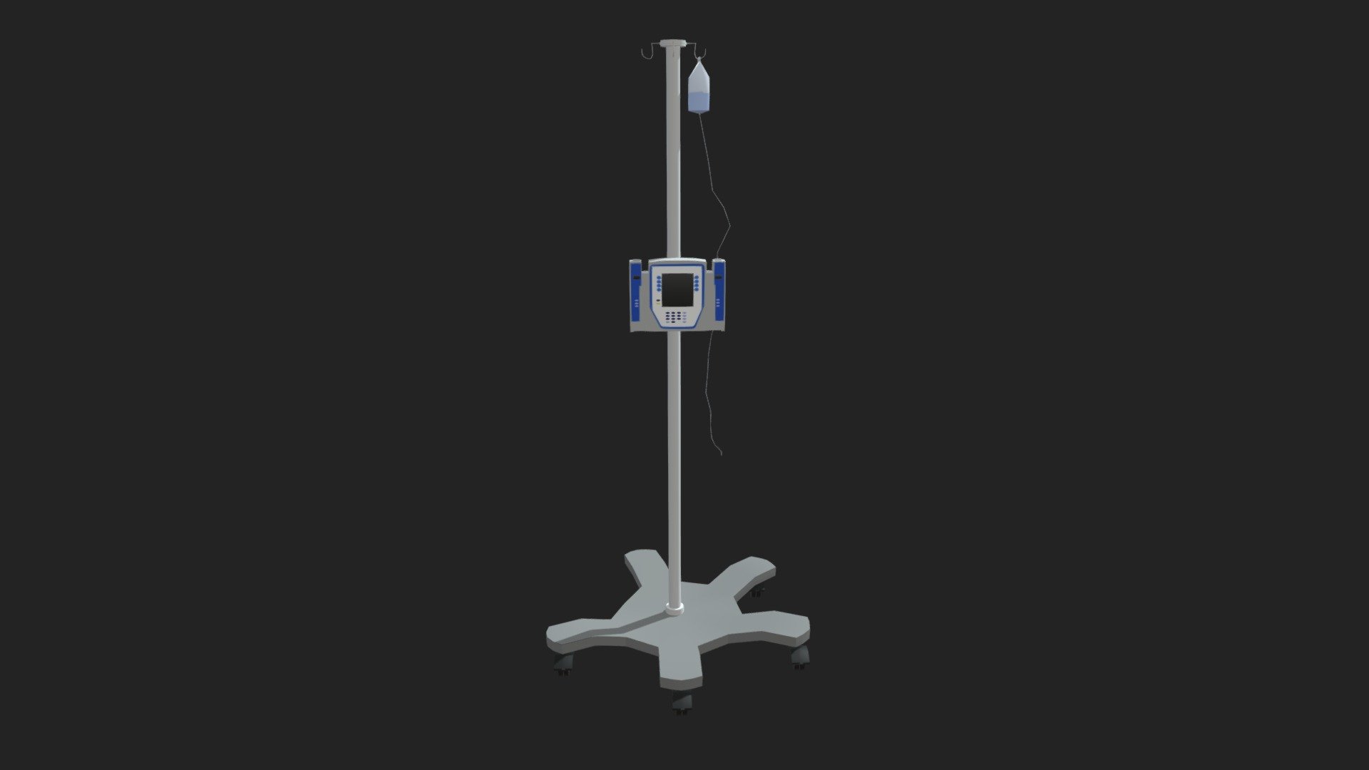 IV Stand and Bag Download Free 3D model by Somar52 [a93a8e7] Sketchfab