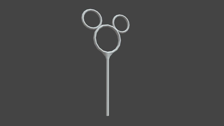 Mickey Power Line 3D Model