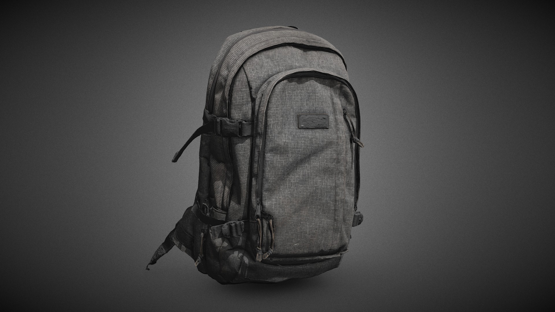 3D model Eastpak Backpack asset - This is a 3D model of the Eastpak Backpack asset. The 3D model is about a backpack on a white background.