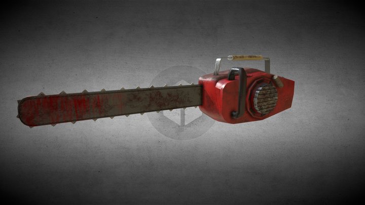 Evil Dead Chainsaw 3D Model